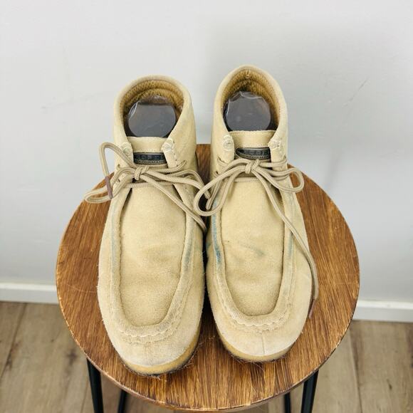 Roper Tan Suede Leather Chukka Boots Men’s Size 8 - Picture 3 of 13